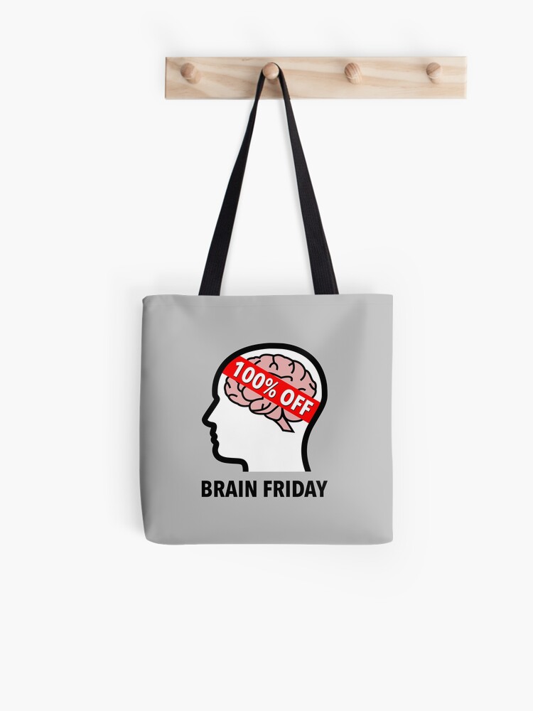 Brain Friday - 100% Off Cotton Tote Bag product image